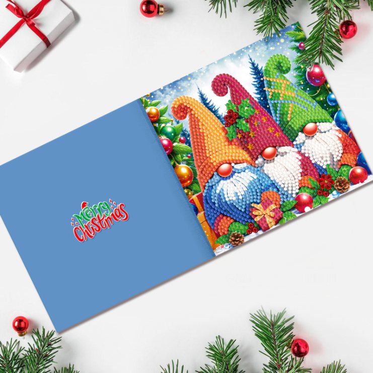 12 Kerstkaarten - Vrolijke Kerst set