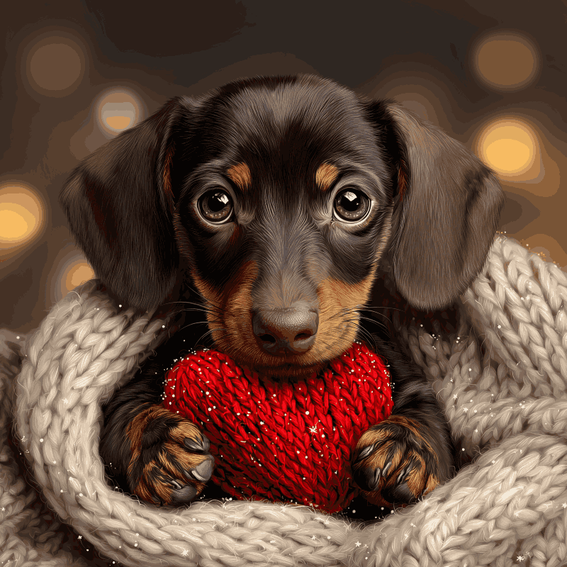 Gebreide liefde-Diamond Painting