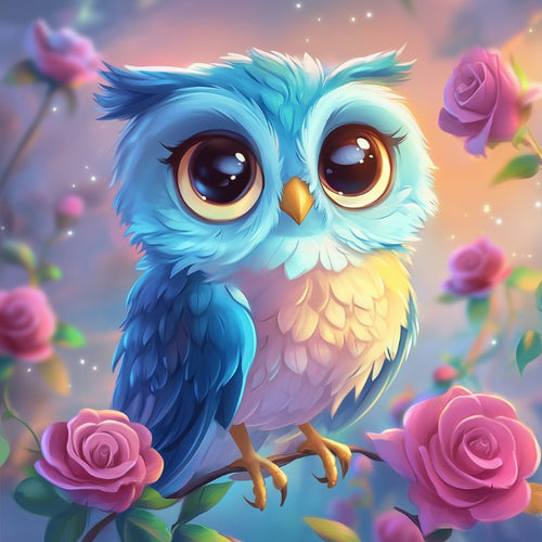 Blauwe uil