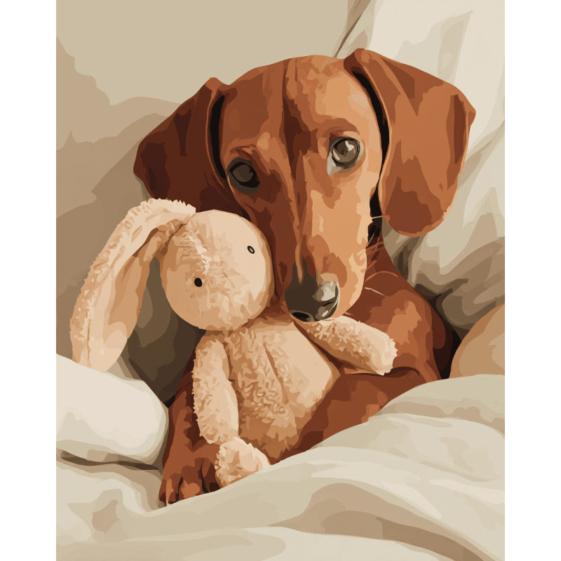 Bedtijdknuffel-Diamond Painting