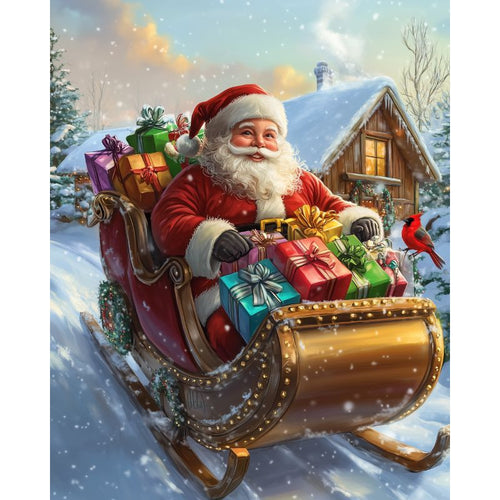 Kerstman's slee rit