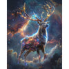 Diamond painting - Majestueuze hert in de wolken