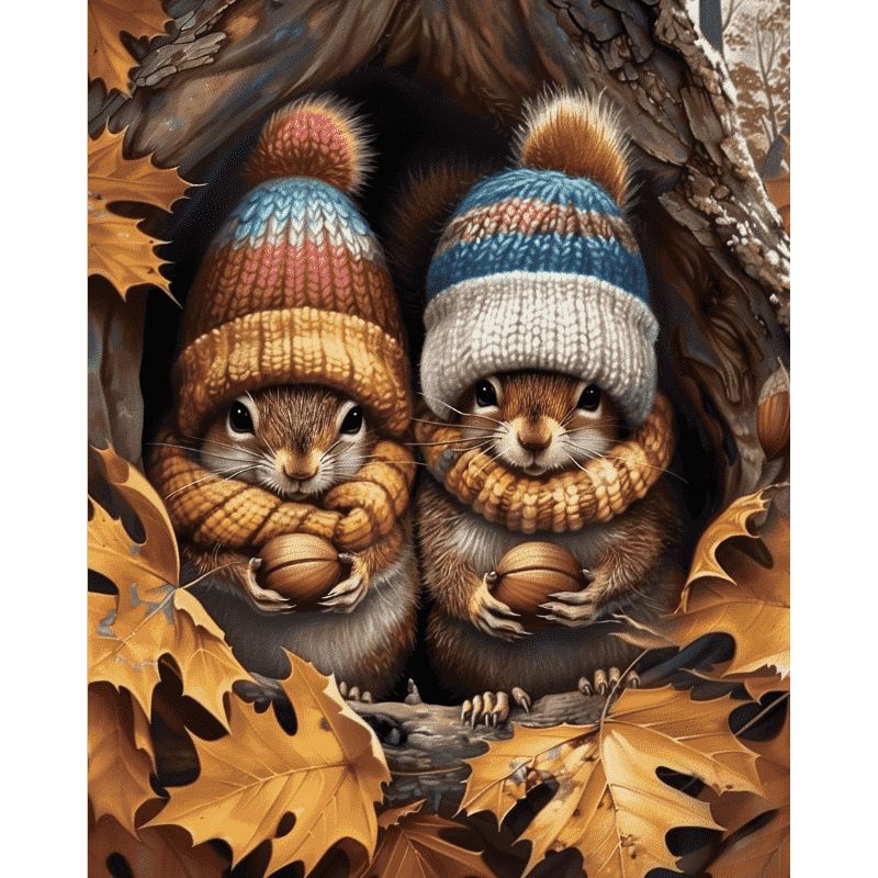 Klaar voor de winter-Diamond Painting