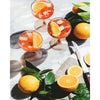 Orange summer drinks