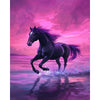 Diamond painting - Magisch zwart paard