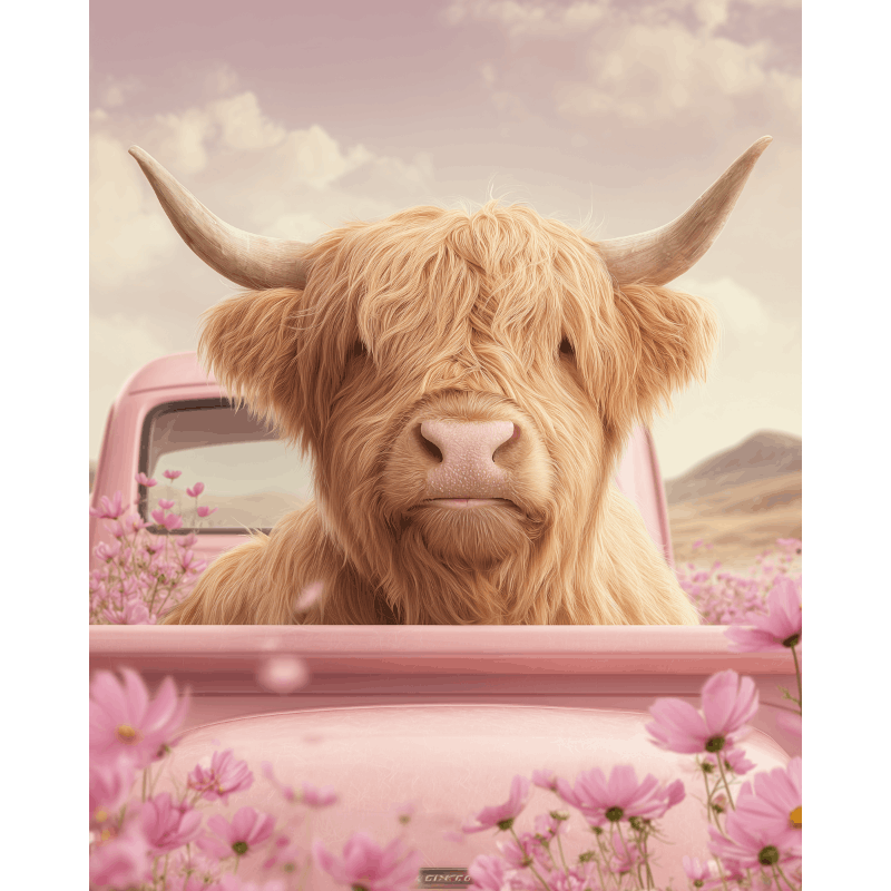 Lente op de boerderij-Diamond Painting