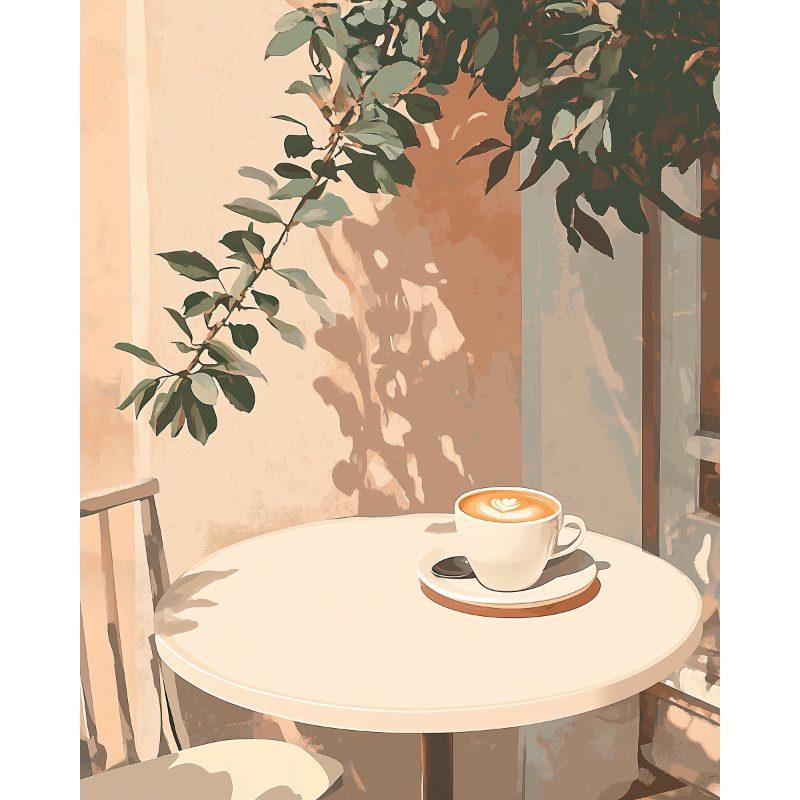 Ochtend koffie - Diamond Painting