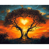 De boom van de liefde - Diamond Painting
