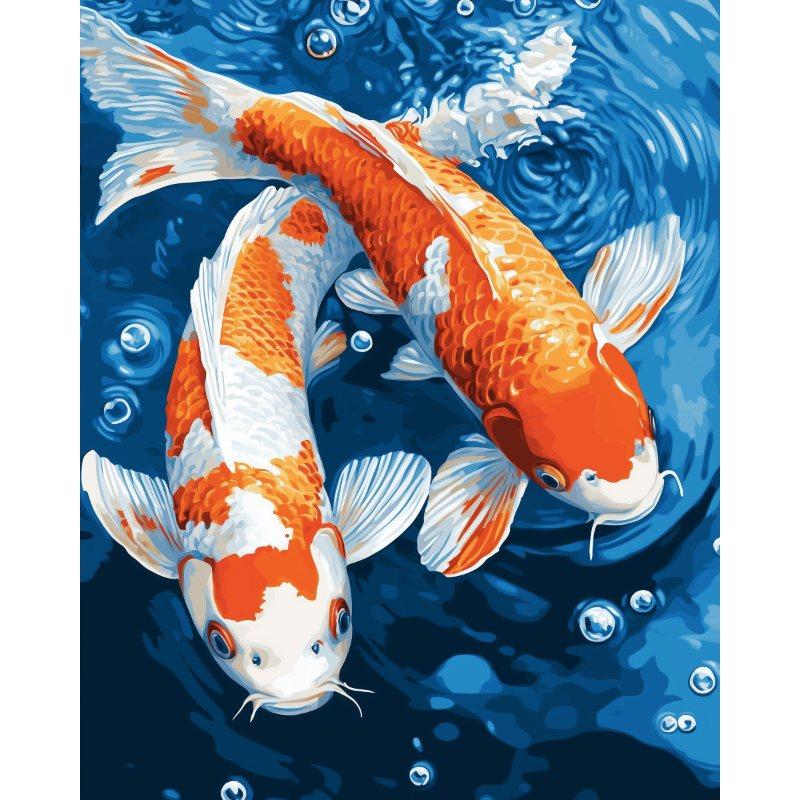 Traditionele Koi vissen - Diamond Painting