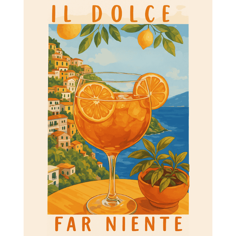 Aperol in Italië - Diamond Painting