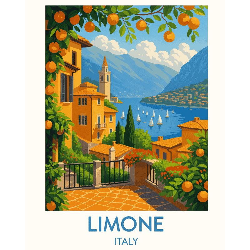 Limone Italie - Diamond Painting