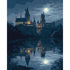 Maanverlicht kasteel - Diamond Painting