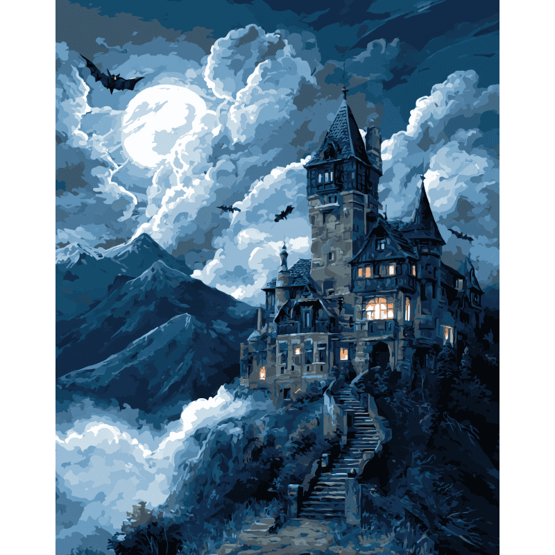 Dracula’s kasteel - Diamond Painting