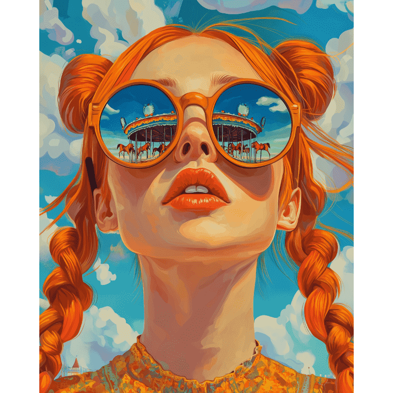 Ginger Carrousel - Diamond Painting