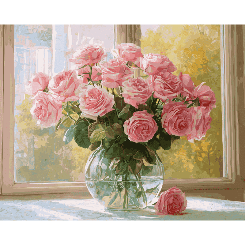 Elegant boeket - Diamond Painting