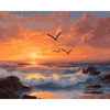 Oceaan zonsondergang - Diamond Painting
