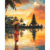 Bali Zonsondergang - Diamond Painting