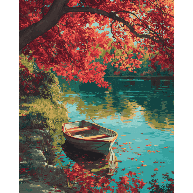 De stille oever - Diamond Painting