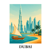 Reisposter - Dubai - Diamond Painting