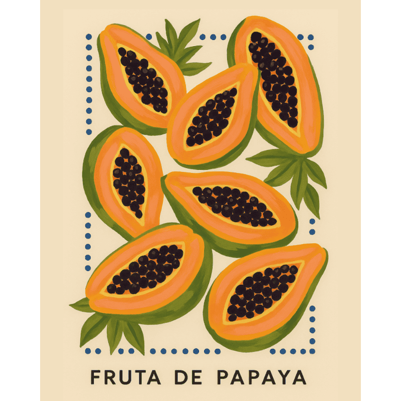 Italiaanse papaja's - Diamond Painting