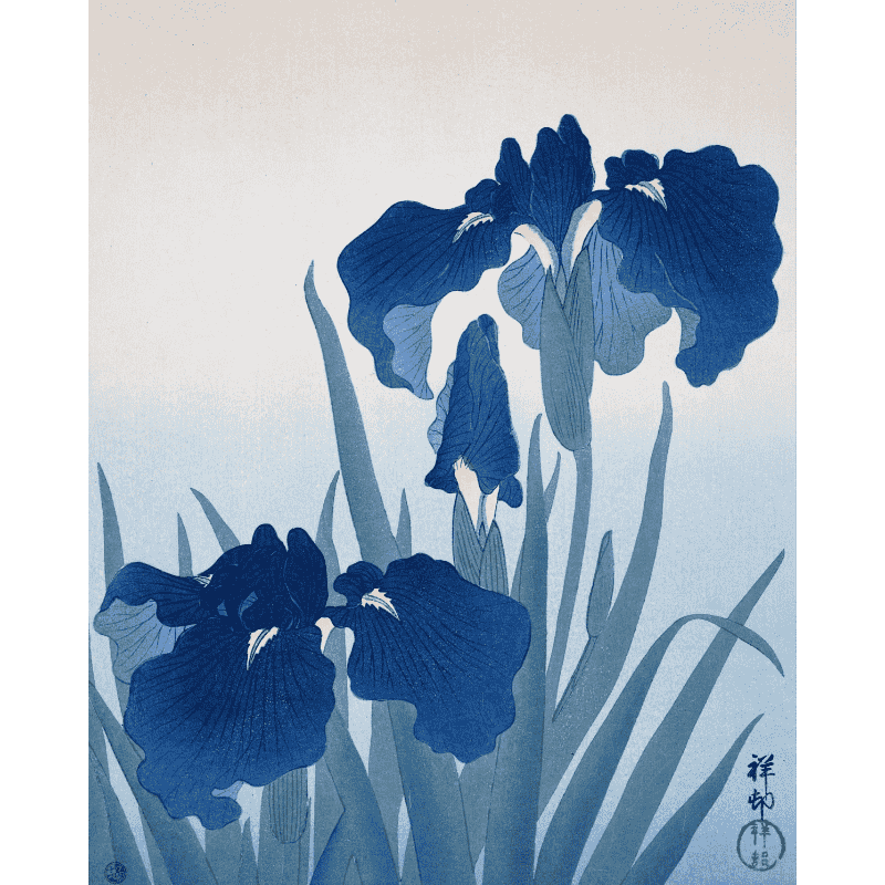 Irissen - Ohara Koson - Diamond Painting