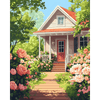 Zomerhuis - Diamond Painting