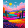 Levendig landschap 2.0 - Diamond Painting