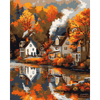 Dorp in de Herfst - Diamond Painting