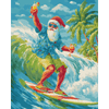Kerstman in Australië - Diamond Painting