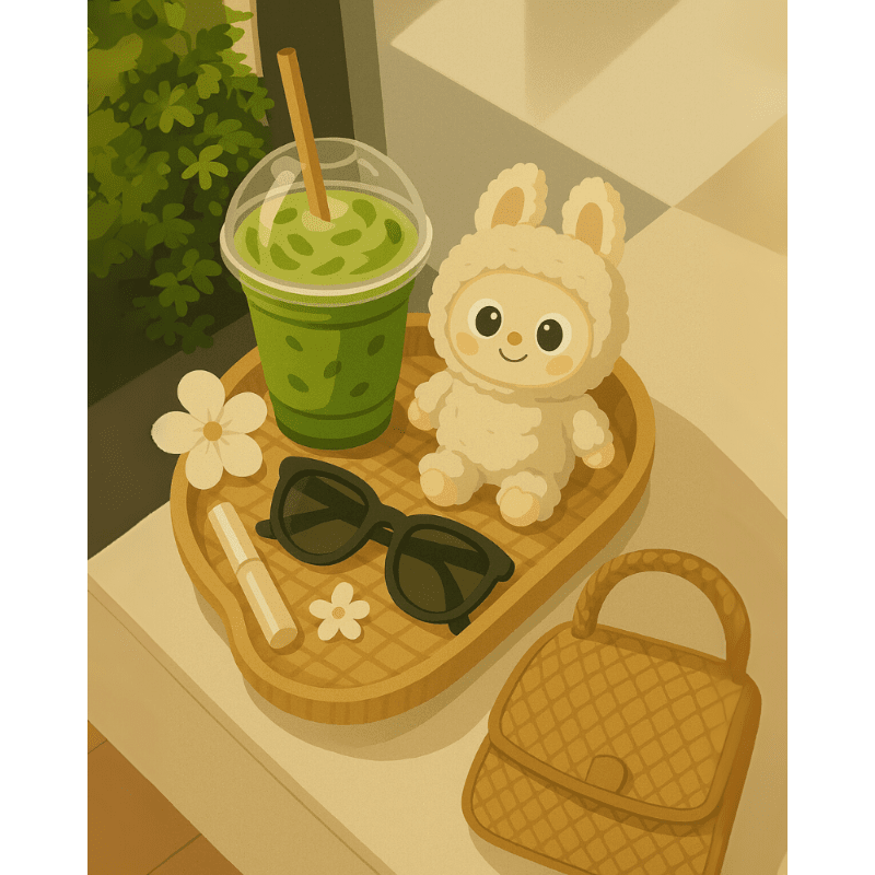 Matcha-pauze - Diamond Painting