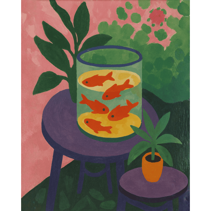 Decoratief aquarium - Diamond Painting