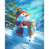 Sneeuwdag-latte - Diamond Painting