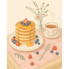 Pannenkoeken met liefde - Diamond Painting
