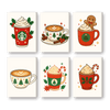 6 Mini Paintings | Kerstkoffie Set - Diamond Painting