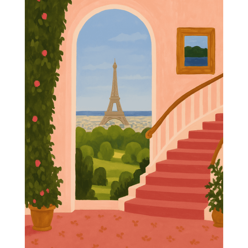 Ochtend in Montparnasse - Diamond Painting