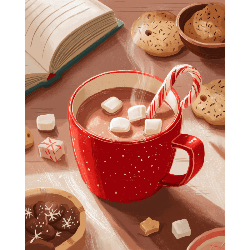 Wintervakantie - Diamond Painting