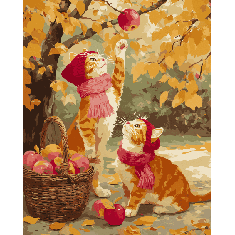 Appels plukken - Diamond Painting