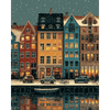 Winter in Kopenhagen - Diamond Painting