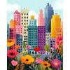 Metropolitane bloei - Diamond Painting