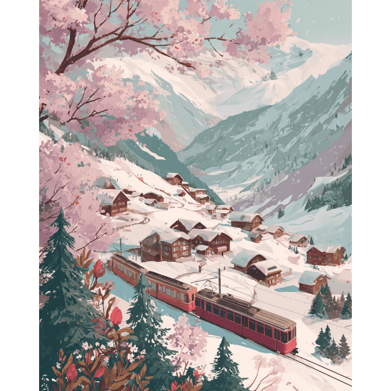 Alpenexpress - Diamond Painting
