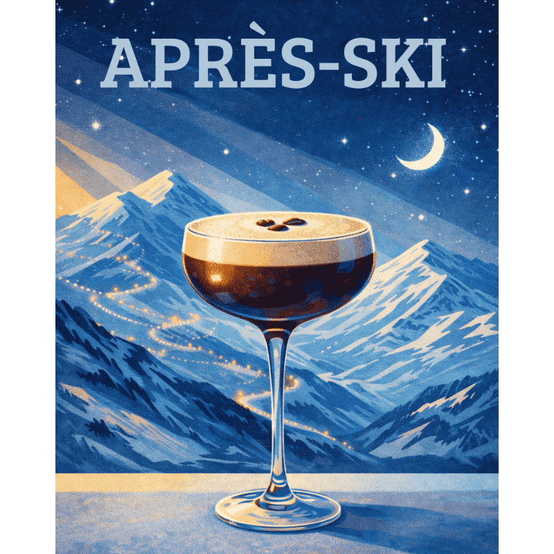 Après-ski Espresso Martini - Diamond Painting