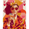 De koning - Diamond Painting