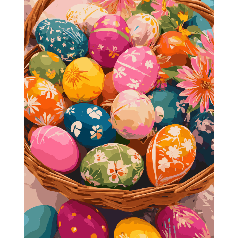 Feestelijk Pasen - Diamond Painting