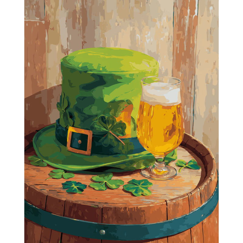 Drank van de leprechaun - Diamond Painting