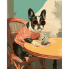 Franse hipster - Diamond Painting