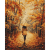 Vrouw in het bos - Diamond Painting