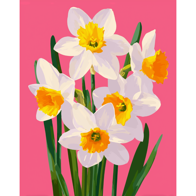 Lente in felle kleuren - Diamond Painting