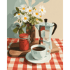 Een kopje voor de dag begint - Diamond Painting