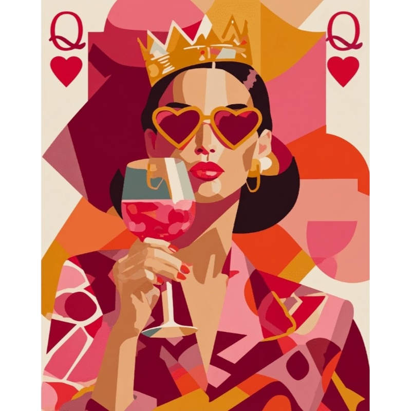 De koningin - Diamond Painting