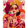 De koningin - Diamond Painting